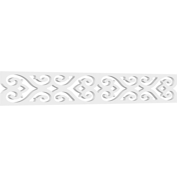 Ekena Millwork Henrietta Architectural Grade PVC Running Trim, 6"H x 5/8"P x 48"L RUNP06X0625X48HNR - main